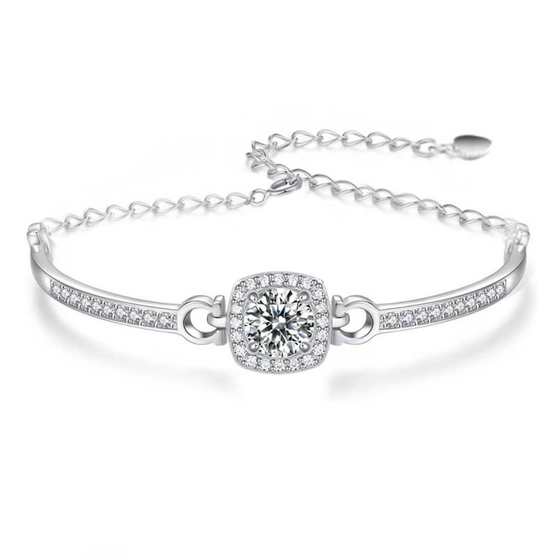 Square Candy Moissanite Bracelet