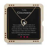 18K Gold Plated Necklace To My Girlfriend - I’m so completely in love with you