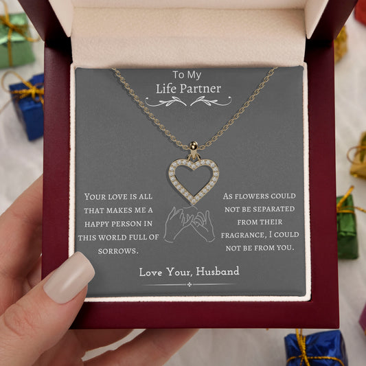 To my partner - your love is all that