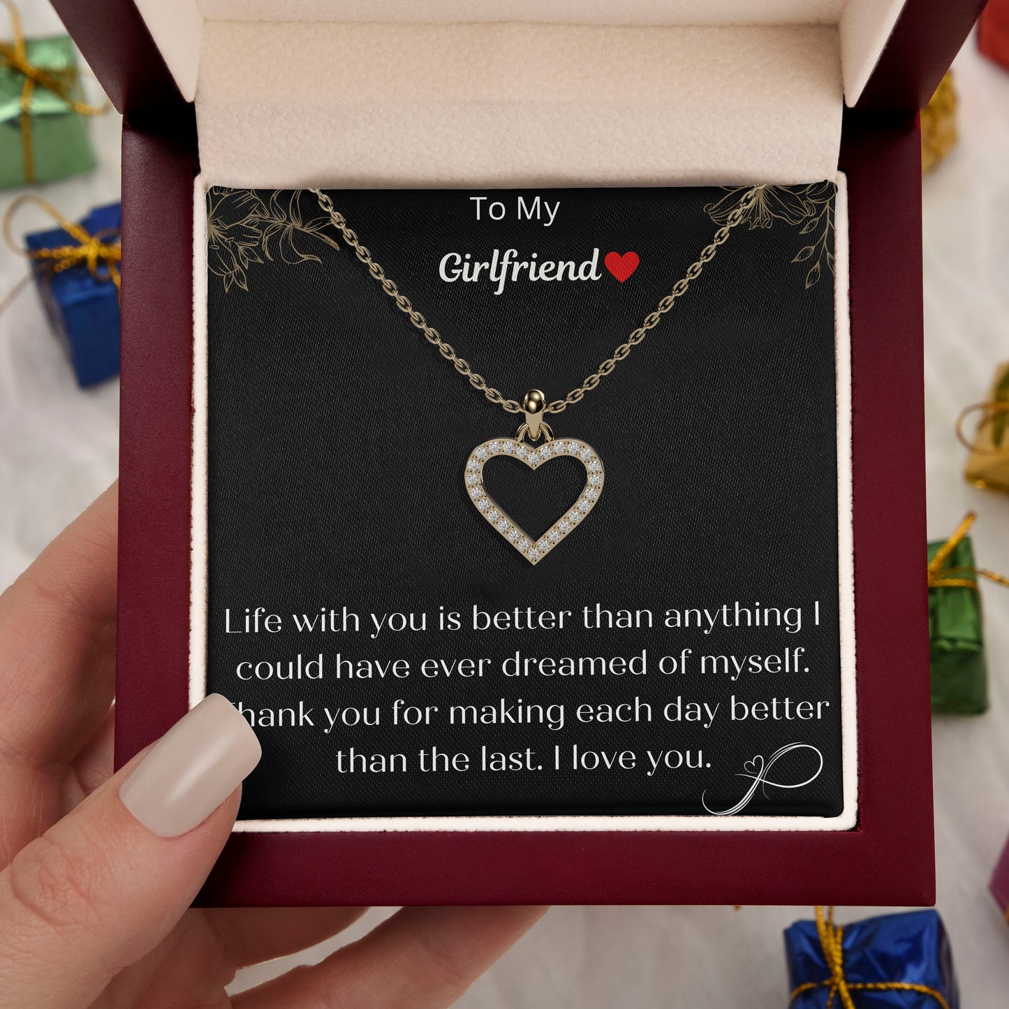 To My Girlfriend - Thanku For Making Each day Better