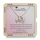 18K Gold Plated Necklace To My Girlfriend - Your Love Is Magnet
