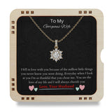 To my gorgeous wife- I'am so thankful, 18K Gold Plated Necklace