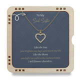 To My Soul Sister - I will forever cherish it Our Friendship, 18K Yellow Gold Plated