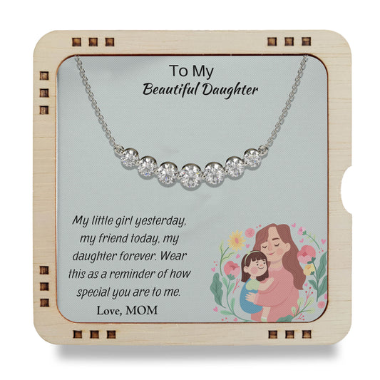 To My Beautiful Daughter - You are so special to me / 18K Gold Plated Necklace