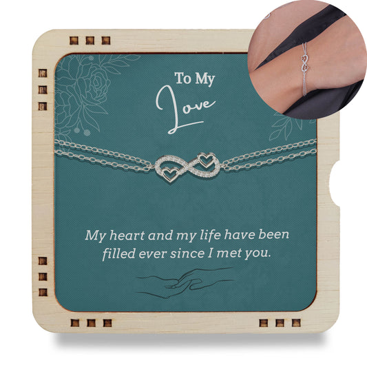 To My Love- I met you, 18K Gold Plated