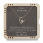 To My Beautiful Wife- You are Outstanding, 18K Gold Plated Necklace