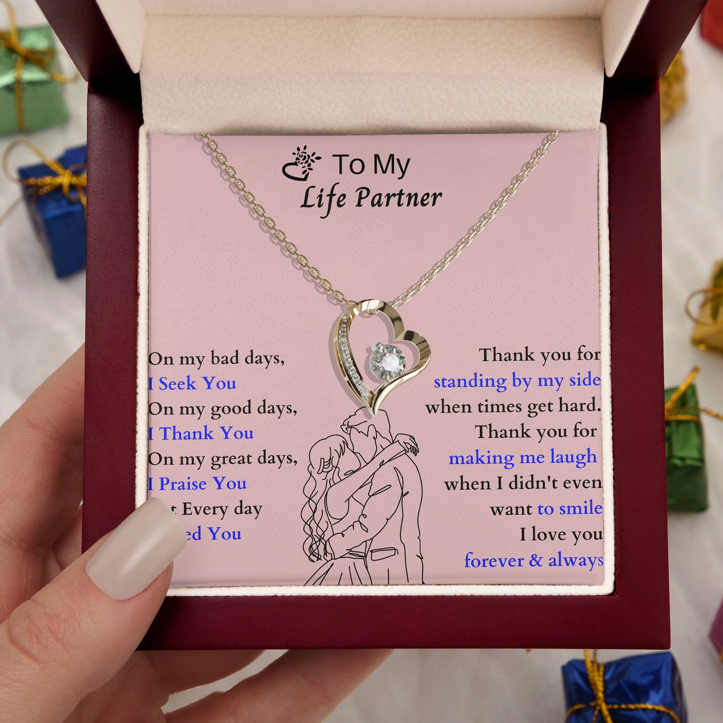 To My Life Partner - On my good days, I thank you