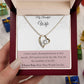My Beautiful Wife- All i need is you, 18K Gold Plated Necklace