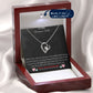 To my gorgeous wife- I'am so thankful, 18K Gold Plated Necklace