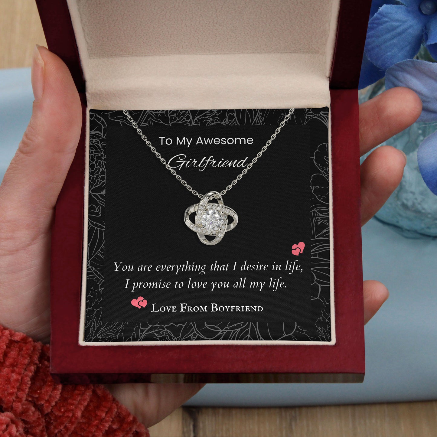 To My Awesome Girlfriend- I promise to love you all my life
