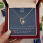 To My Wife- Feel my love, 18k Gold Plated Necklace