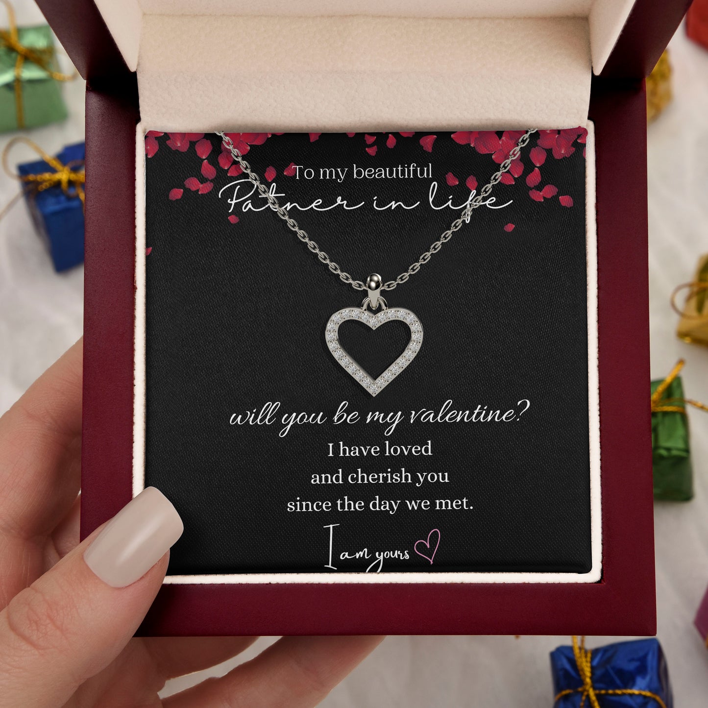 To My Beautiful Partner in life- I am yours