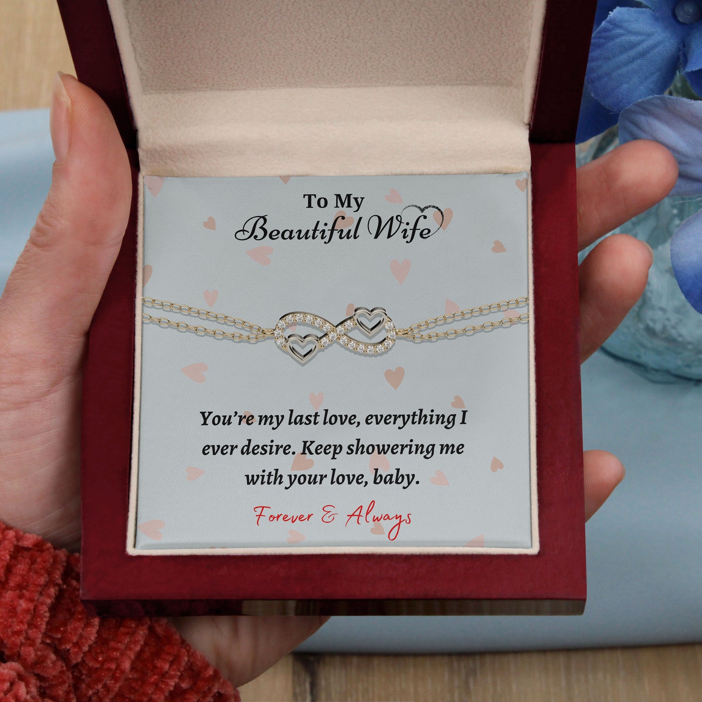 To my wife - You are my last love