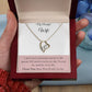 My Beautiful Wife- All i need is you, 18K Gold Plated Necklace