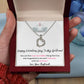 Happy Valentine's Day- To My Girlfriend, 18K Gold Plated Necklace