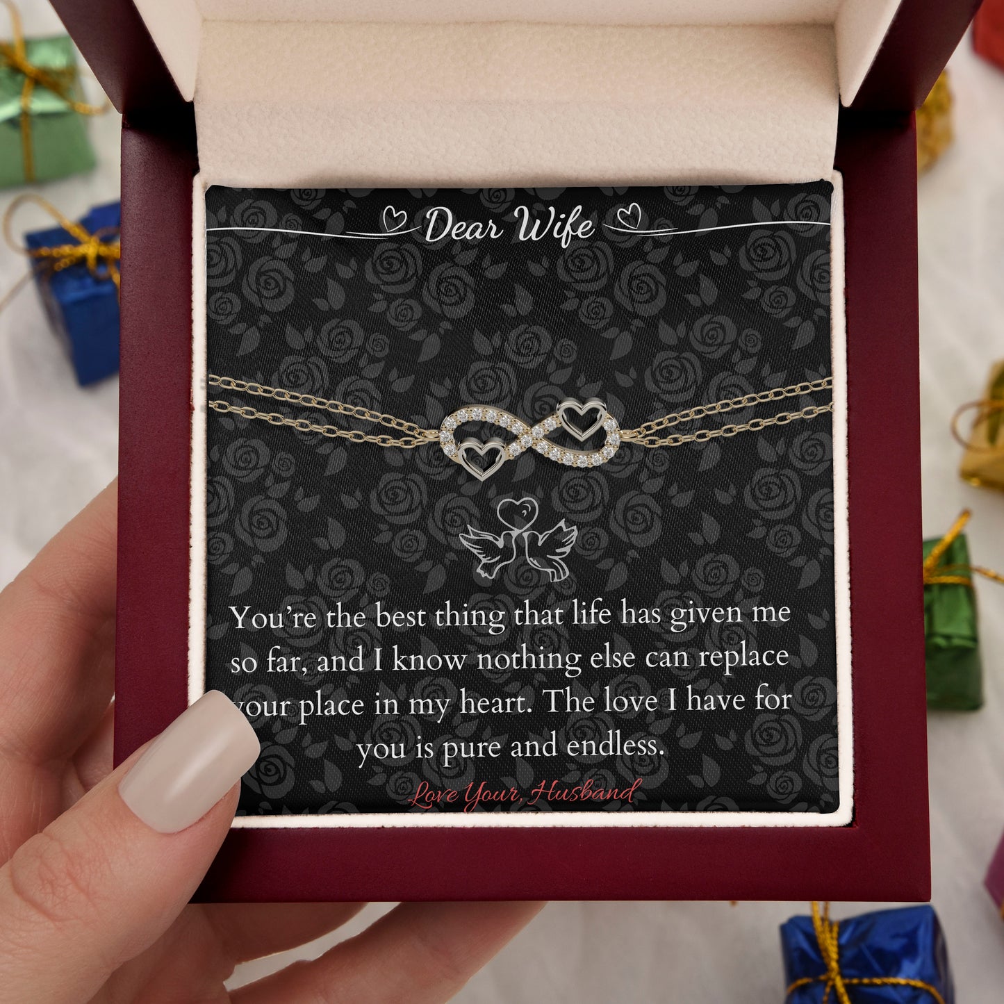 Dear wife - You are the best thing that life has given me