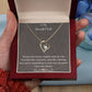 To My Beautiful Wife- You are Outstanding, 18K Gold Plated Necklace