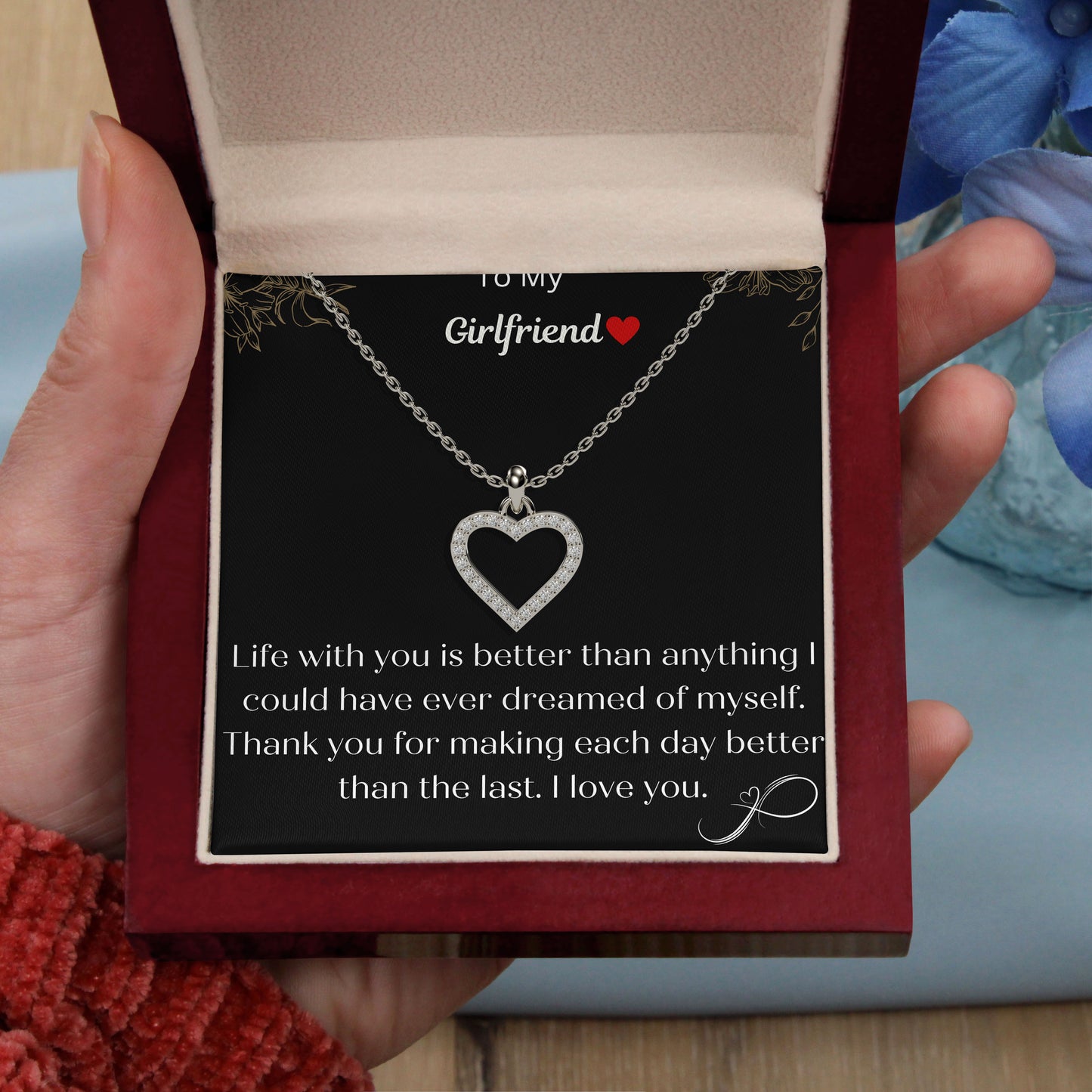To My Girlfriend - Thanku For Making Each day Better