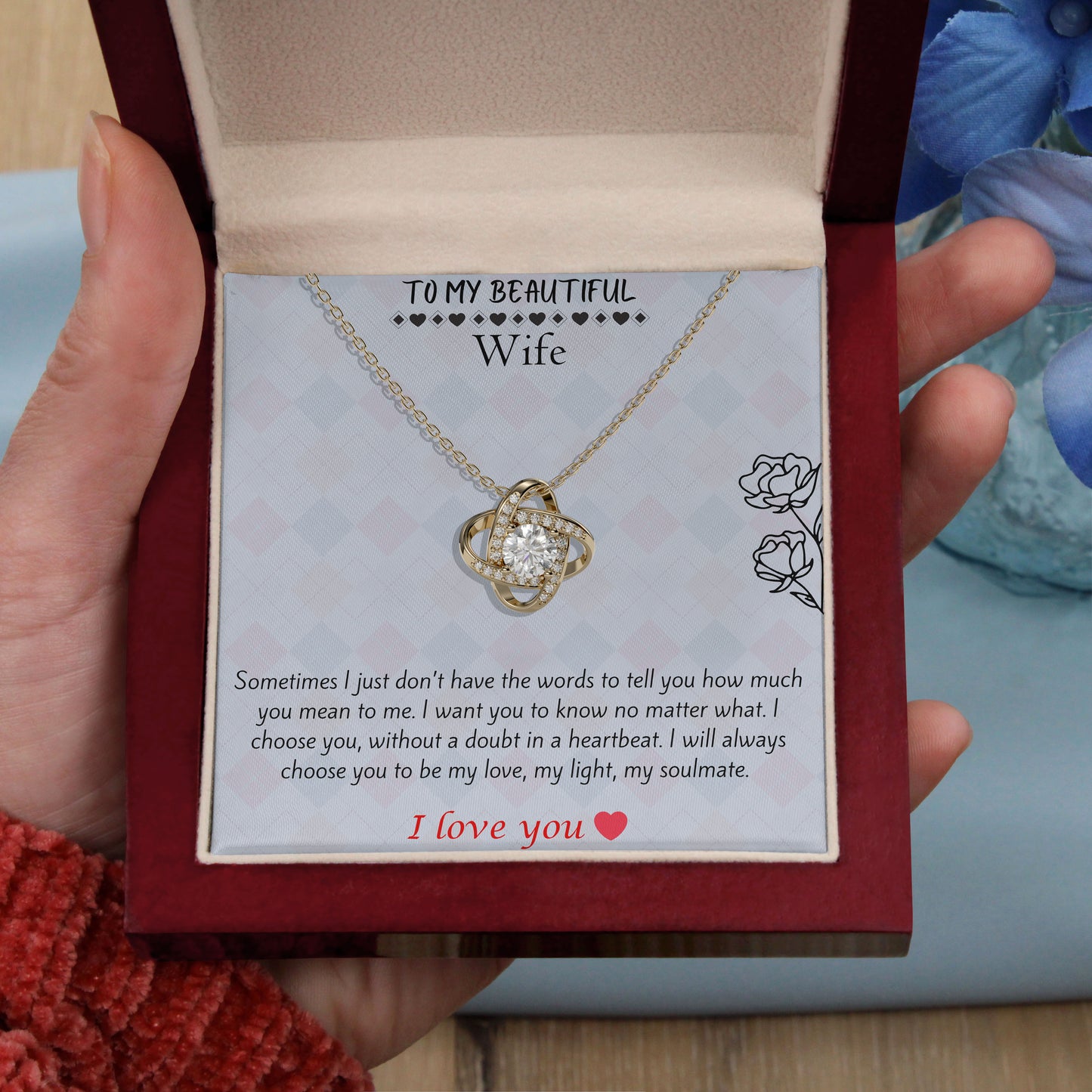 To my beautiful wife - I will always choose you
