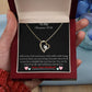 To my gorgeous wife- I'am so thankful, 18K Gold Plated Necklace