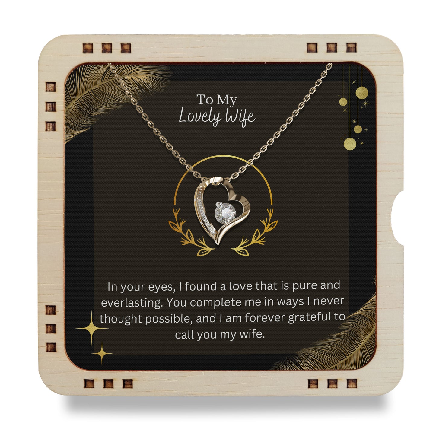 To My Lovely Wife- You complete me
