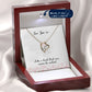 Our love is- Like a knot that can never be untied, 18K Gold Plated Necklace