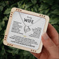 To My Wife – Love of My Life Necklace