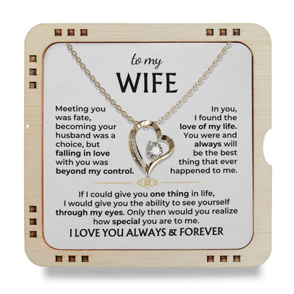 To My Wife – Love of My Life Necklace