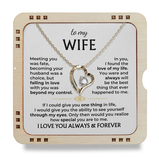 To My Wife – Love of My Life Necklace